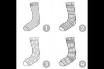 8只袜子选一只，一眼看出你的性格